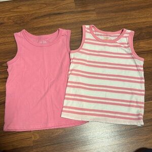 Two 4T Cat & Jack Tank Tops